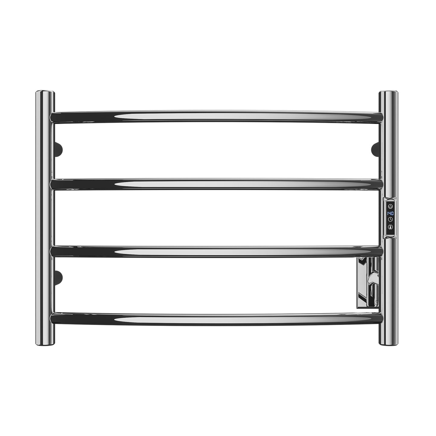 Glow 4-Bar Stainless Steel Wall Mounted Towel Warmer