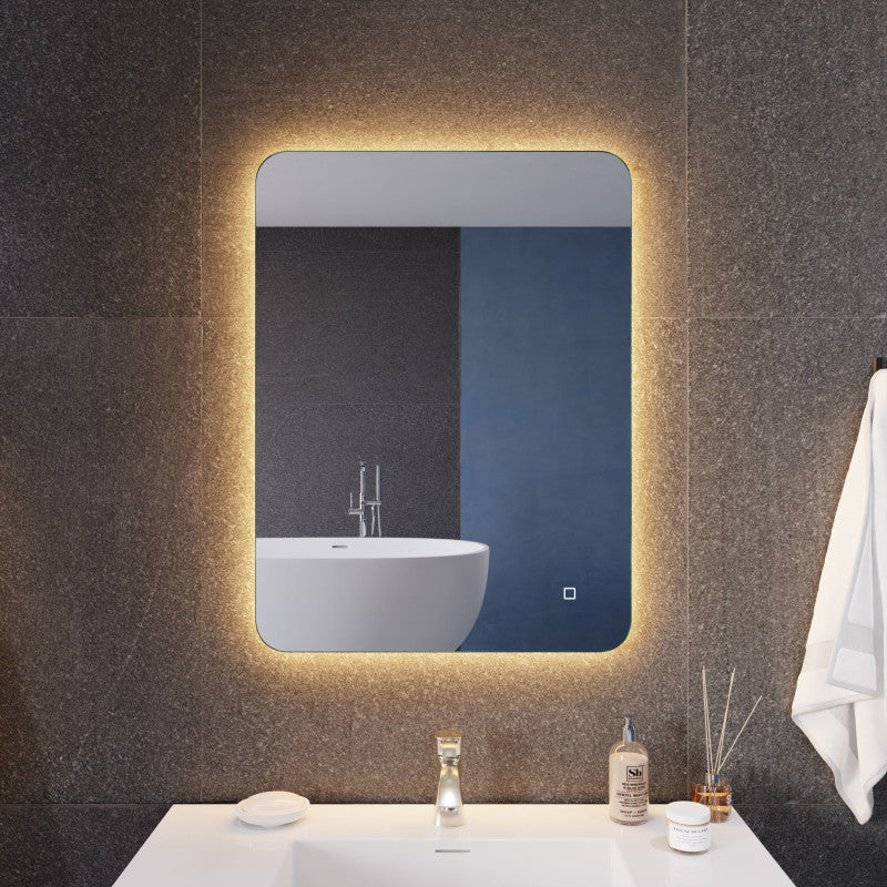 BA-LMDFX016AL - 32-in. x 24-in. LED Back Lighting Bathroom Mirror with Defogger