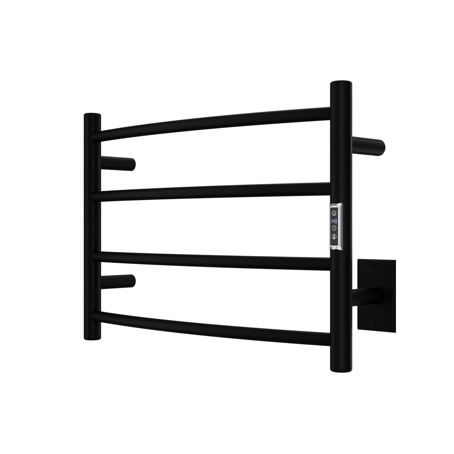 Glow 4-Bar Stainless Steel Wall Mounted Towel Warmer