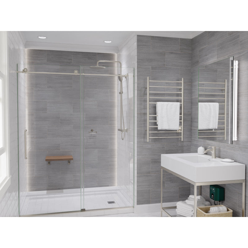 Heavy Rainfall Stainless Steel Shower Bar with Hand Sprayer