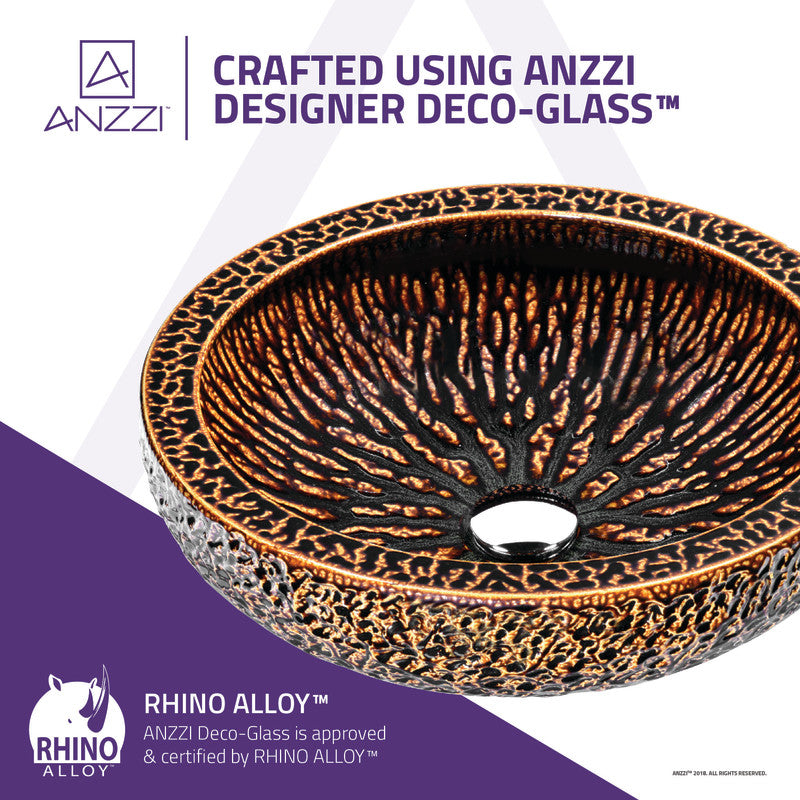Regalia Series Vessel Sink in Speckled Umber