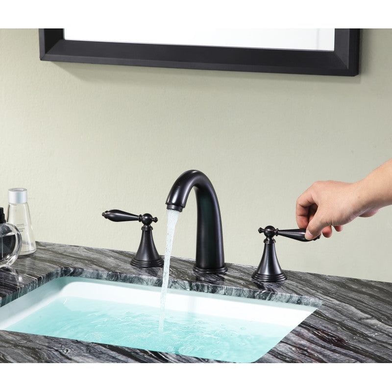 Queen 8 in. Widespread 2-Handle Bathroom Faucet