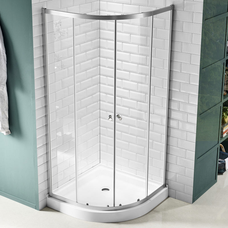 Mare 35 in. x 76 in. Framed Shower Enclosure with TSUNAMI GUARD