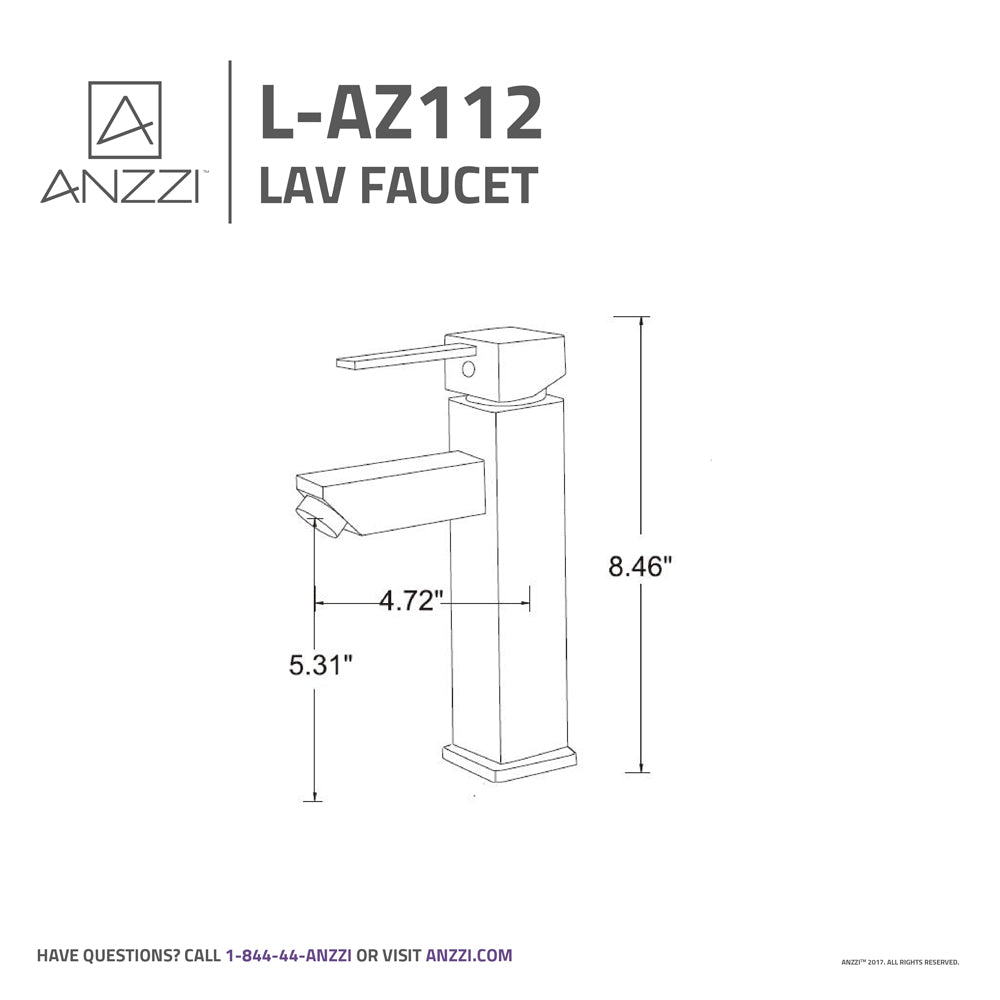 Pygmy Single Hole Single Handle Bathroom Faucet