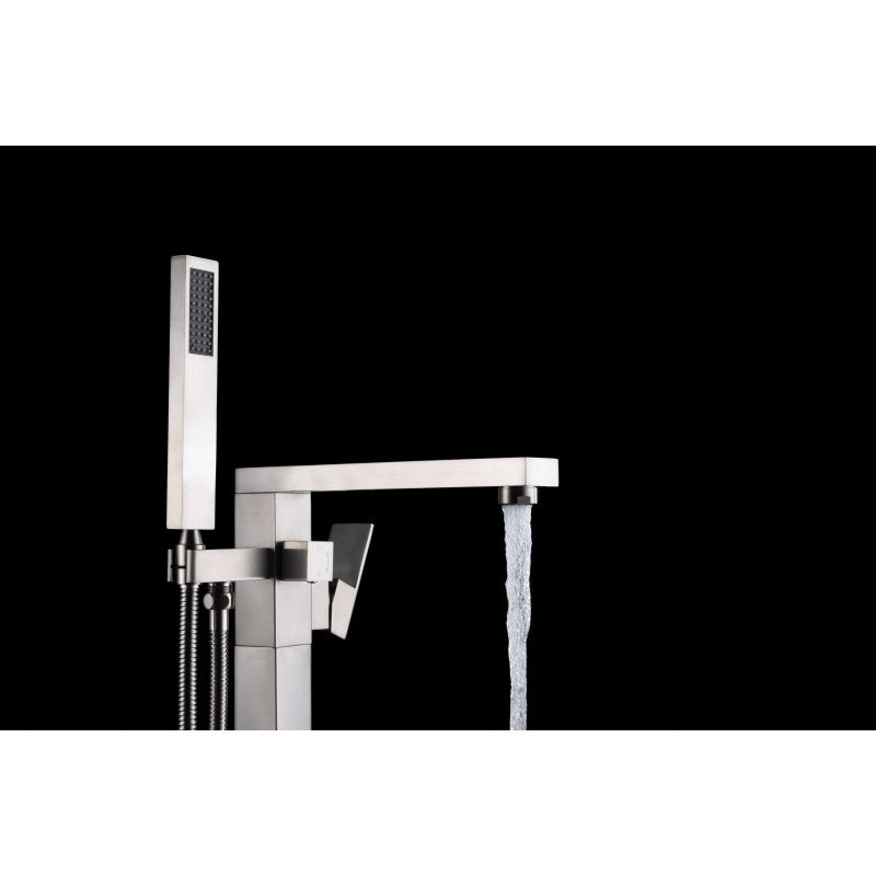 Khone 2-Handle Claw Foot Tub Faucet with Hand Shower