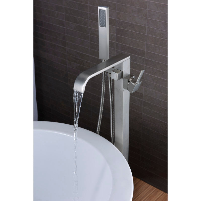 Angel 2-Handle Claw Foot Tub Faucet with Hand Shower