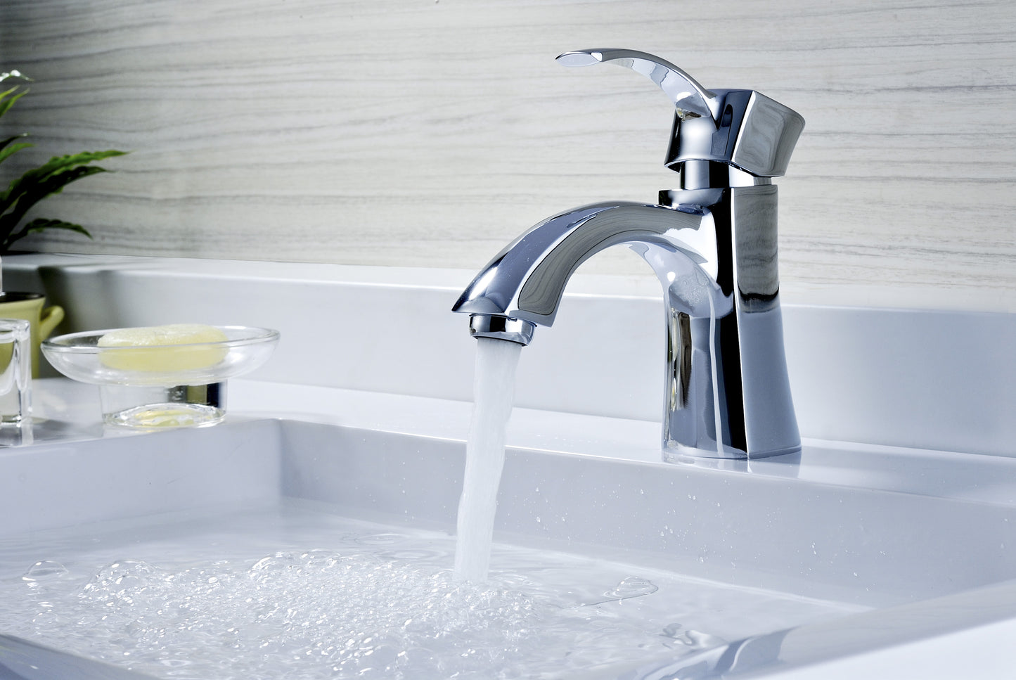 Alto Series Single Hole Single-Handle Mid-Arc Bathroom Faucet