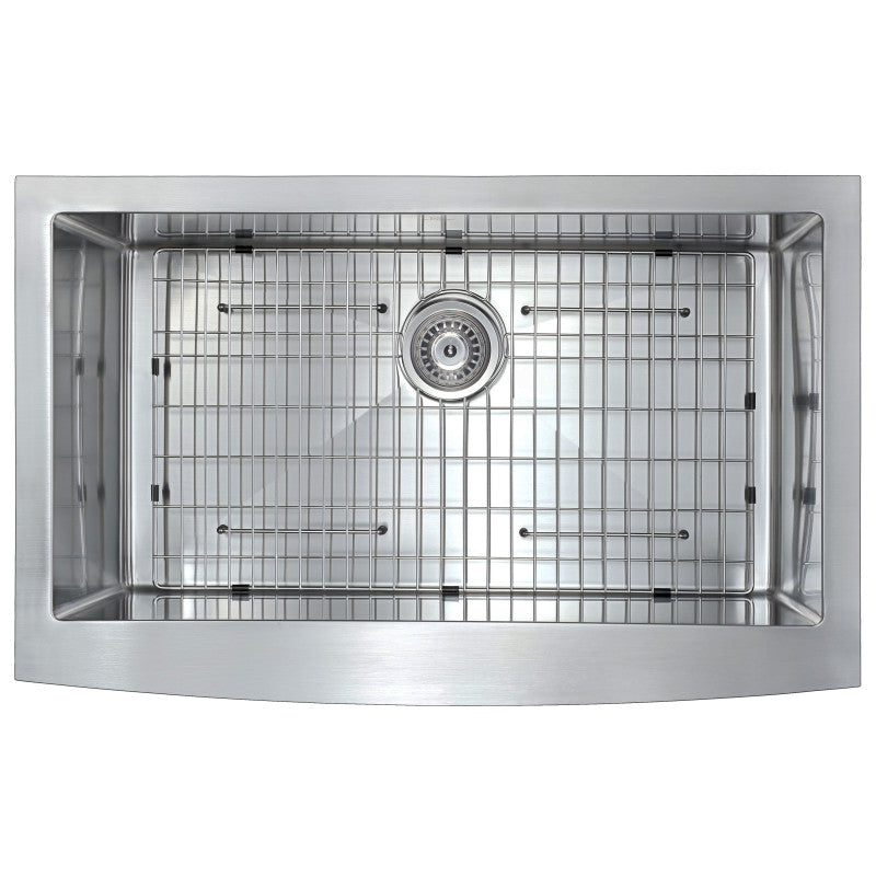 Elysian Farmhouse 32 in. Kitchen Sink with Accent Faucet