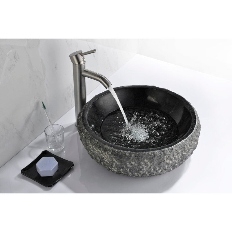 Grahame Vessel Sink in Mandy Black