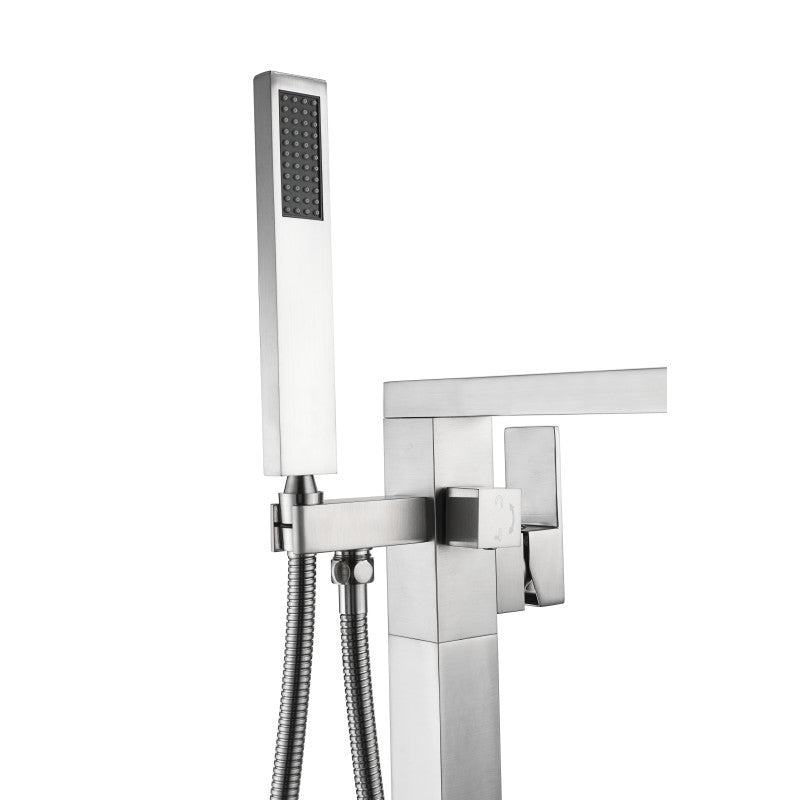 Khone 2-Handle Claw Foot Tub Faucet with Hand Shower