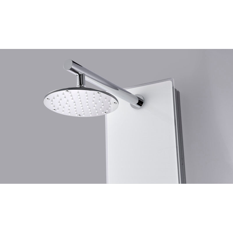 Veld Series 64 in. Full Body Shower Panel System with Heavy Rain Shower and Spray Wand in White