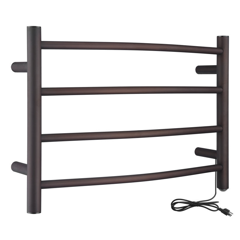 TW-AZ018ORB - Glow 4-Bar Stainless Steel Wall Mounted Towel Warmer in Oil Rubbed Bronze