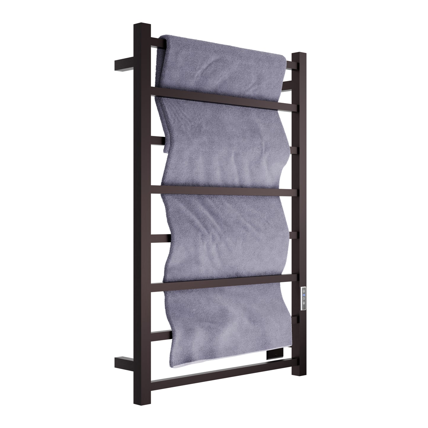 Bell 8-Bar Stainless Steel Wall Mounted Electric Towel Warmer Rack