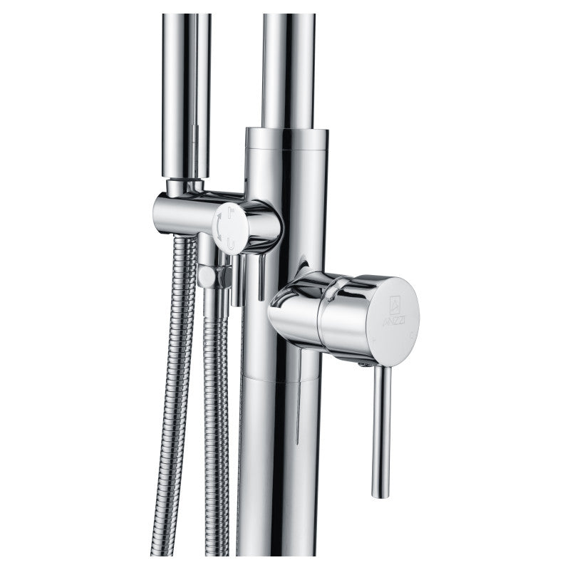 Moray Series 2-Handle Freestanding Tub Faucet with Hand Shower
