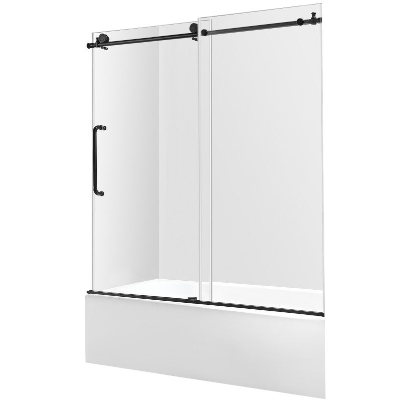 Raymore Series 60 in. x 62 in. Frameless Sliding Tub Door