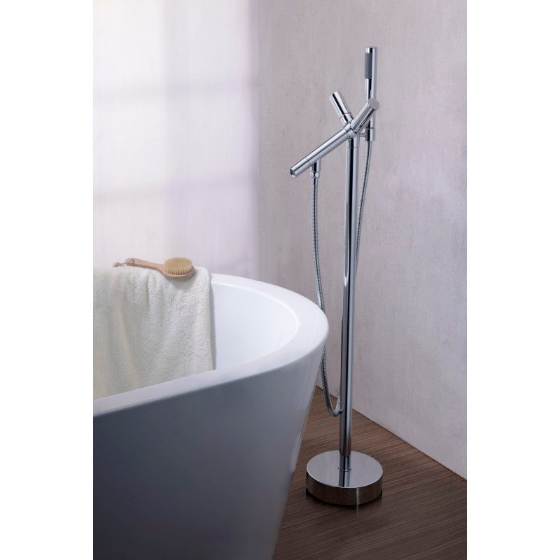FS-AZ0042CH - Havasu 2-Handle Claw Foot Tub Faucet with Hand Shower in Polished Chrome