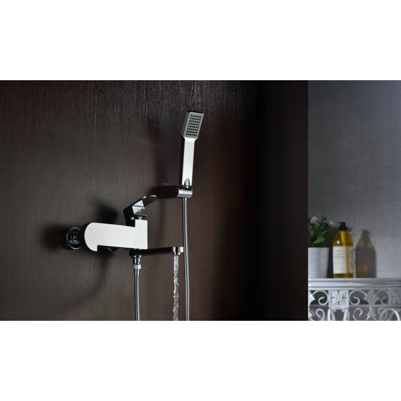 Echo Series 1-Handle 1-Spray Tub and Shower Faucet in Polished Chrome