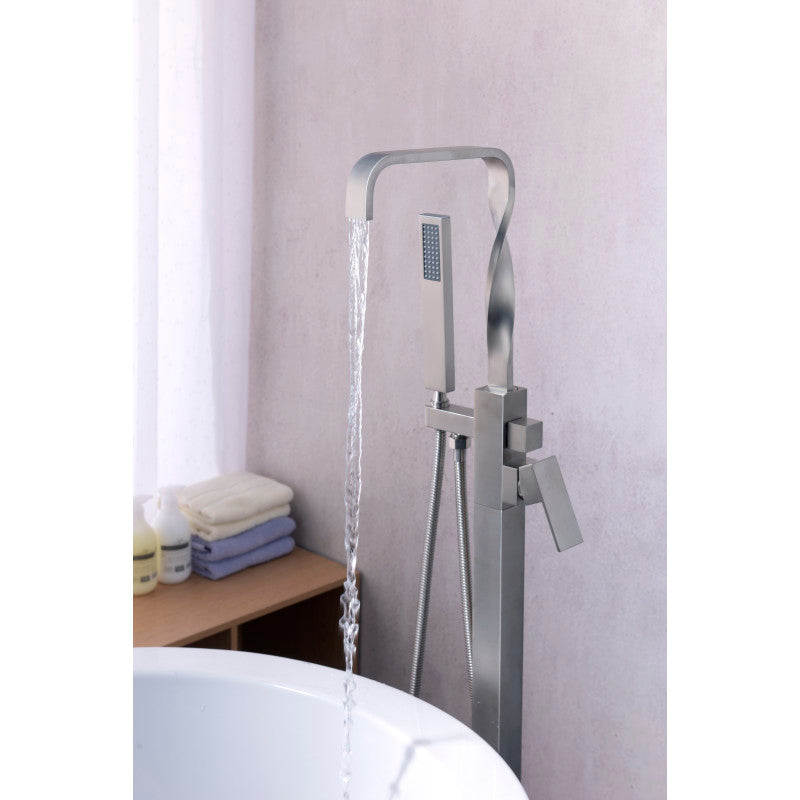 Yosemite 2-Handle Claw Foot Tub Faucet with Hand Shower