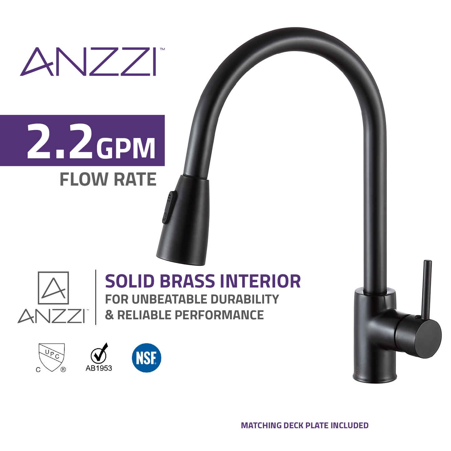 Sire Single-Handle Pull-Out Sprayer Kitchen Faucet