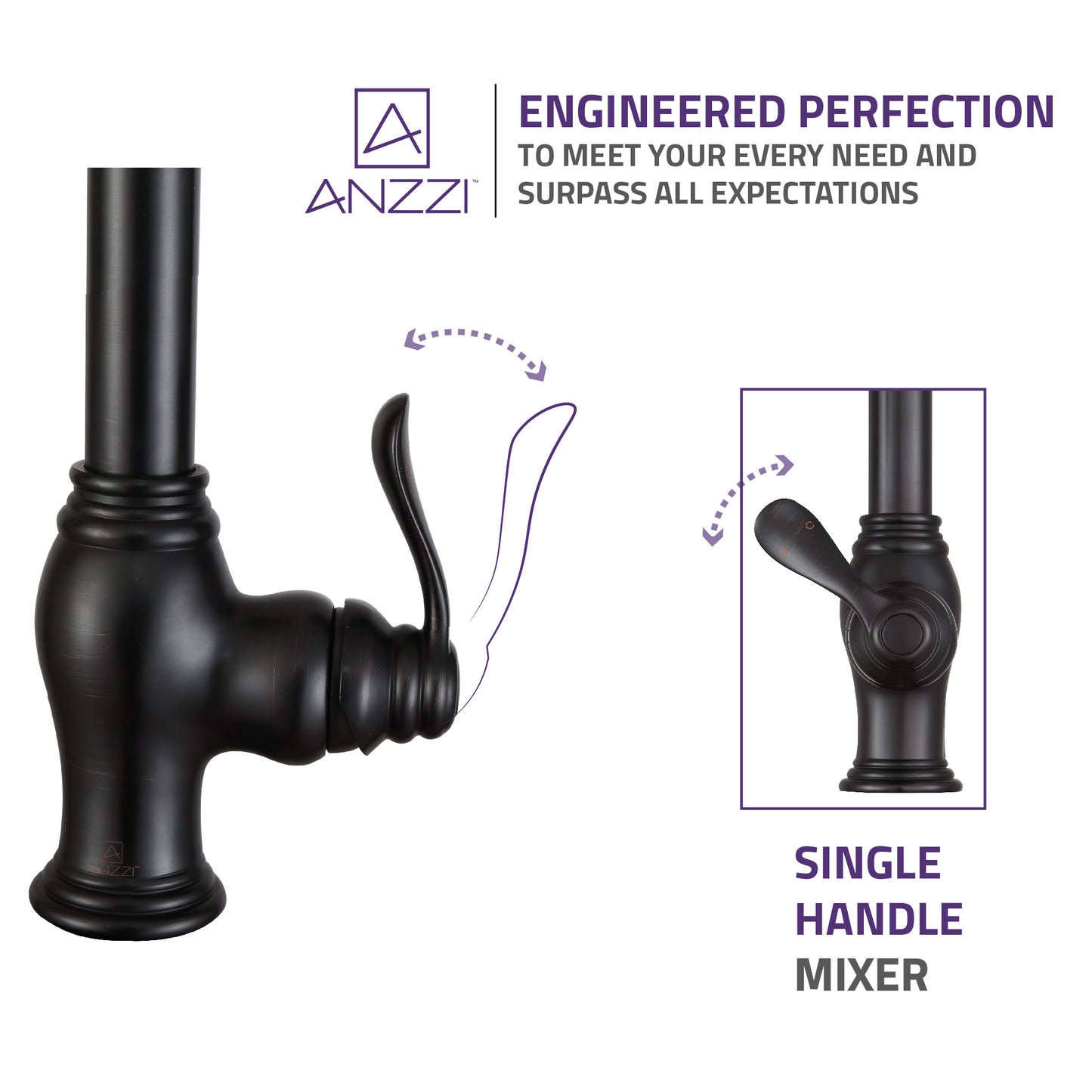 Bastion Single Handle Standard Kitchen Faucet