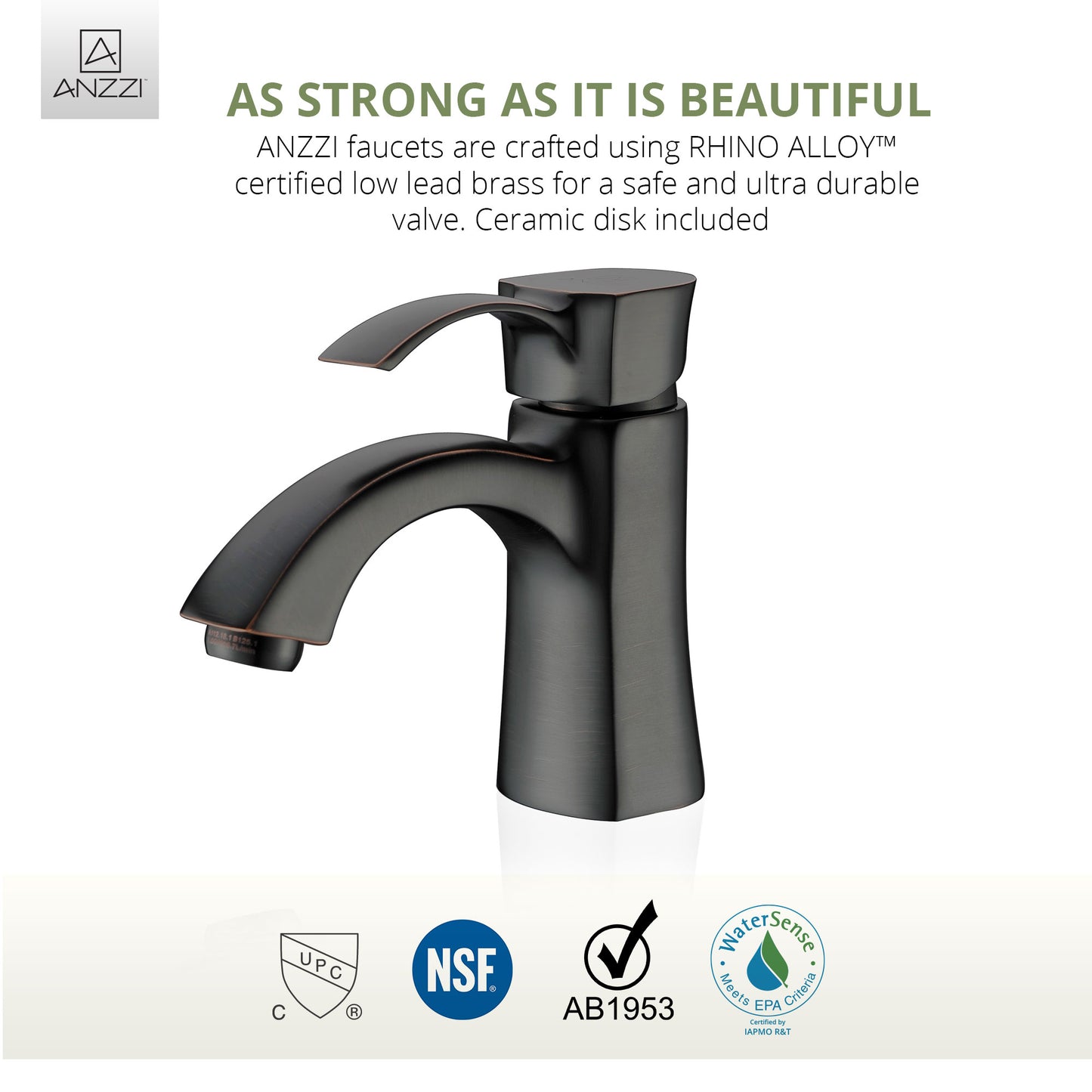 Alto Series Single Hole Single-Handle Mid-Arc Bathroom Faucet