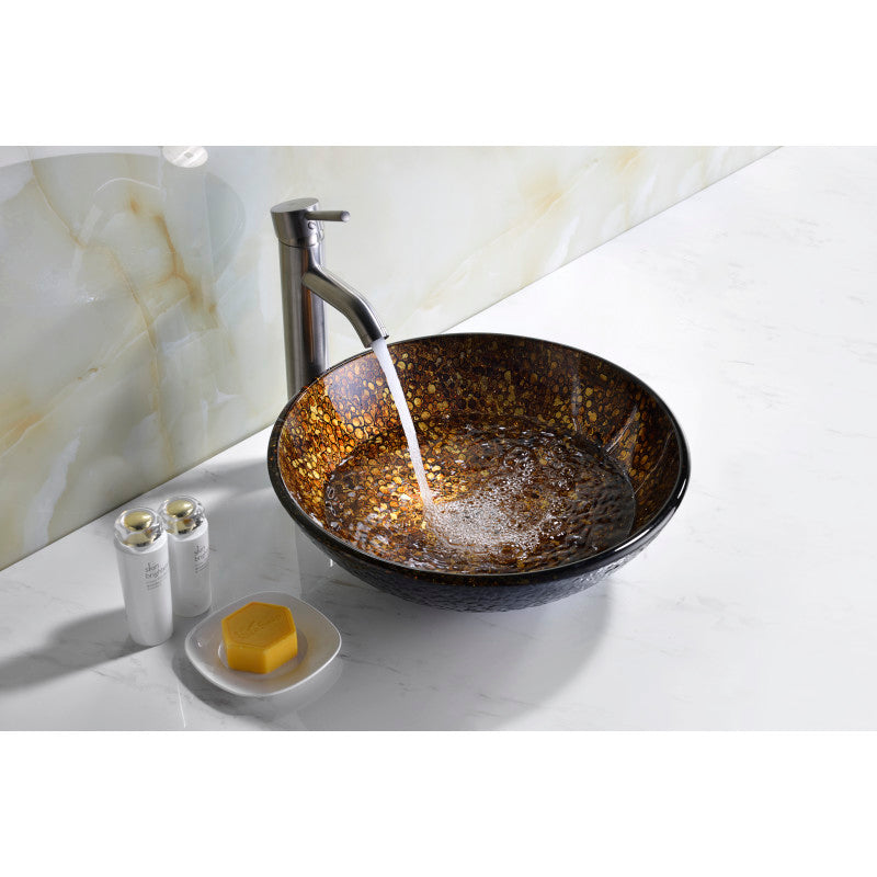 Tara Series Deco-Glass Vessel Sink
