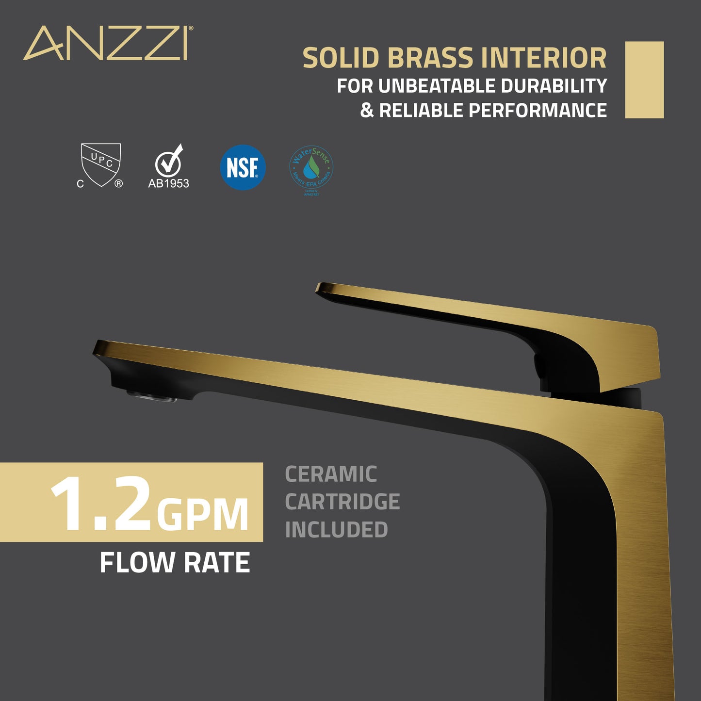 Single Handle Single Hole Bathroom Vessel Sink Faucet With Pop-up Drain