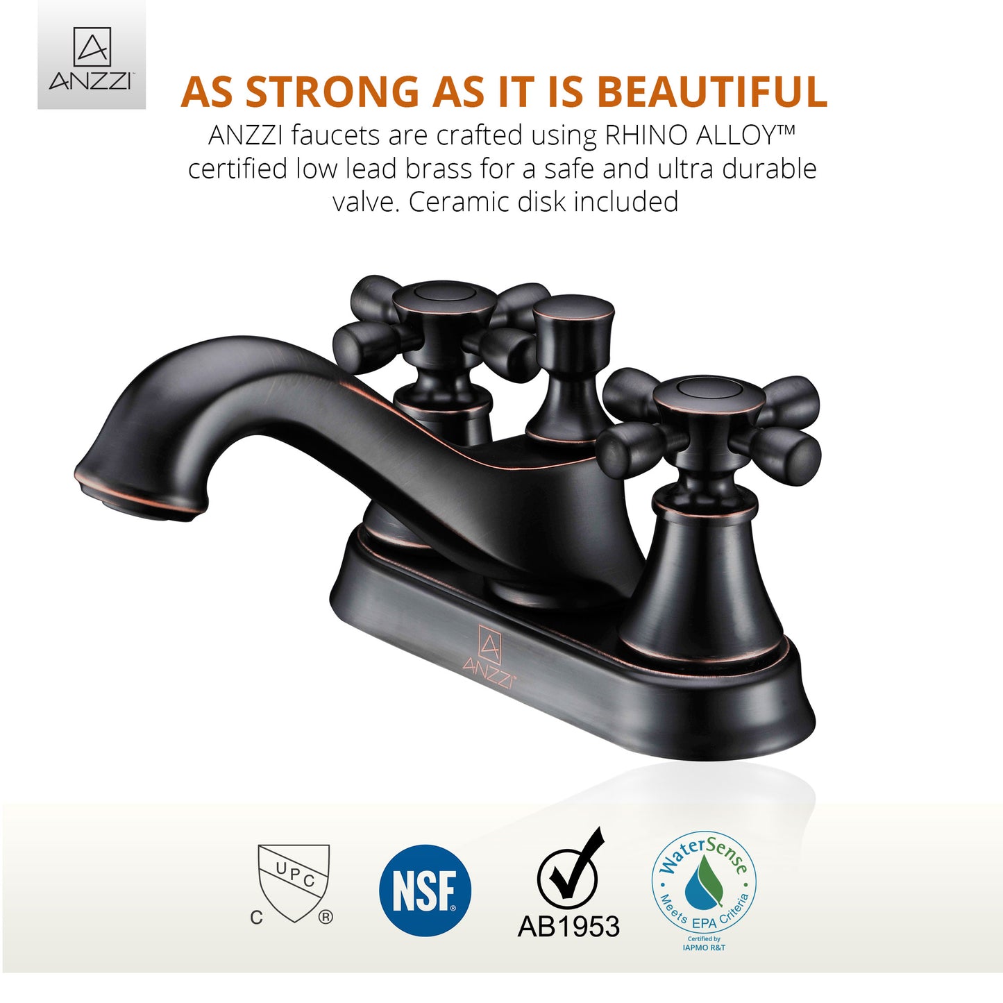 Major Series 4 in. Centerset 2-Handle Mid-Arc Bathroom Faucet