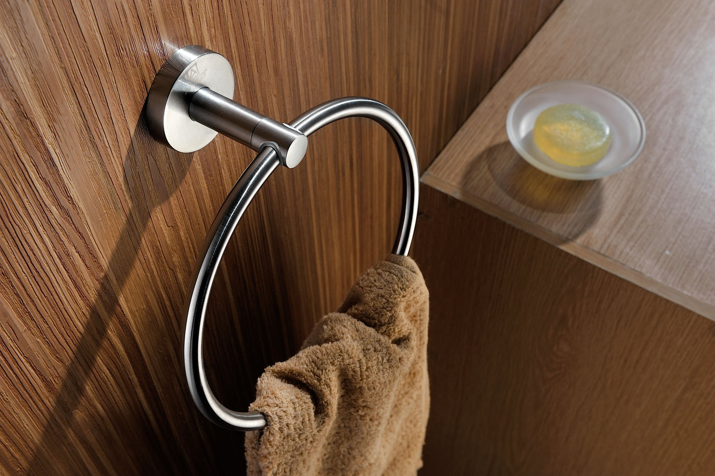 Caster Series Towel Ring