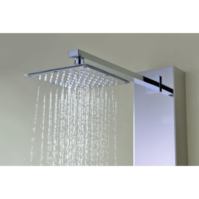 Lann 53 in. 3-Jetted Full Body Shower Panel with Heavy Rain Showerhead and Spray Wand in Chrome