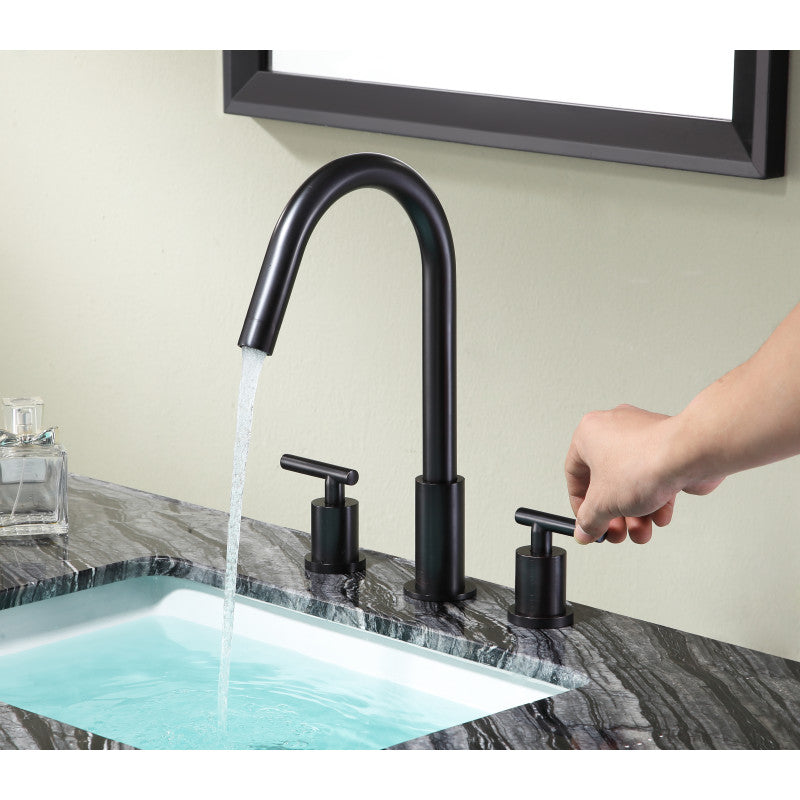 Spartan 8 in. Widespread 2-Handle Bathroom Faucet