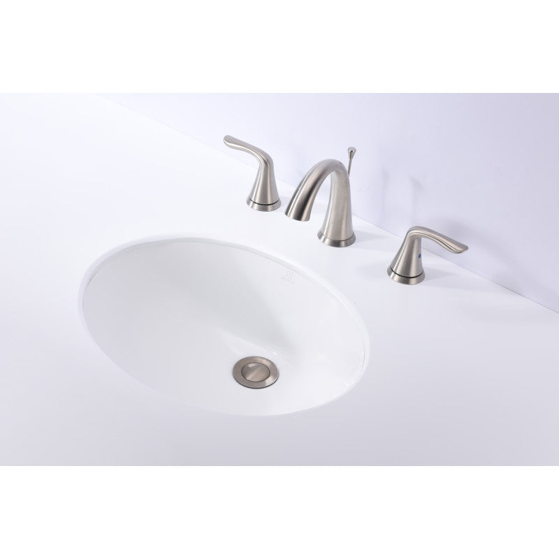 Rhodes Series 21.5 in. Ceramic Undermount Sink Basin in White