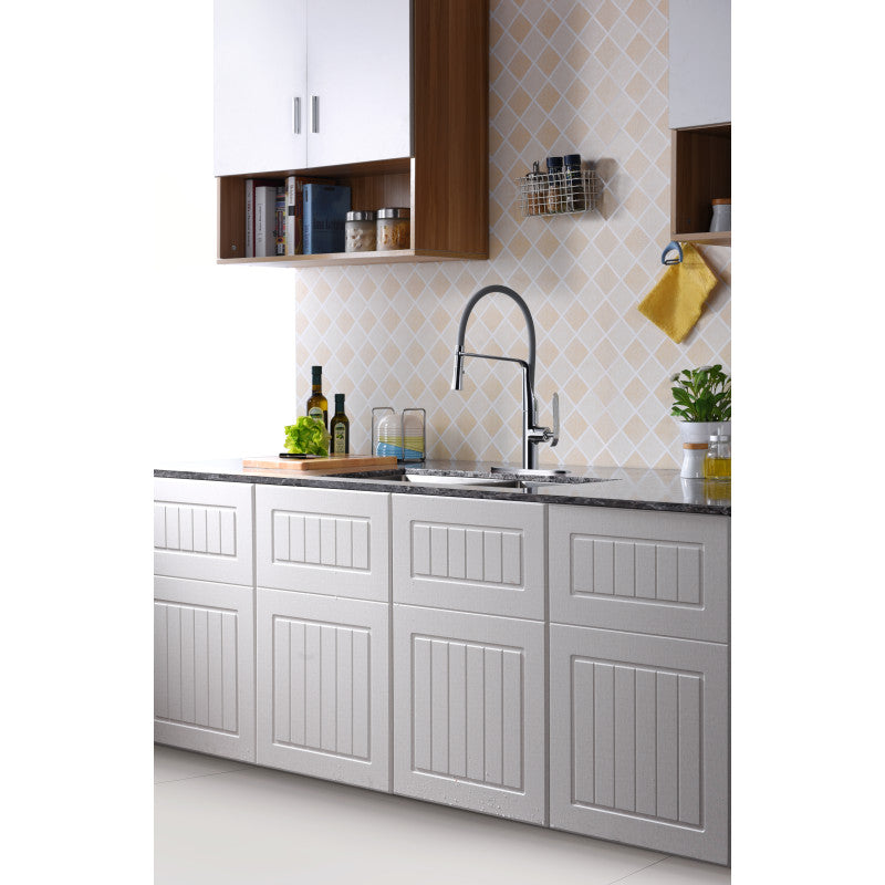 Accent Single Handle Pull-Down Sprayer Kitchen Faucet
