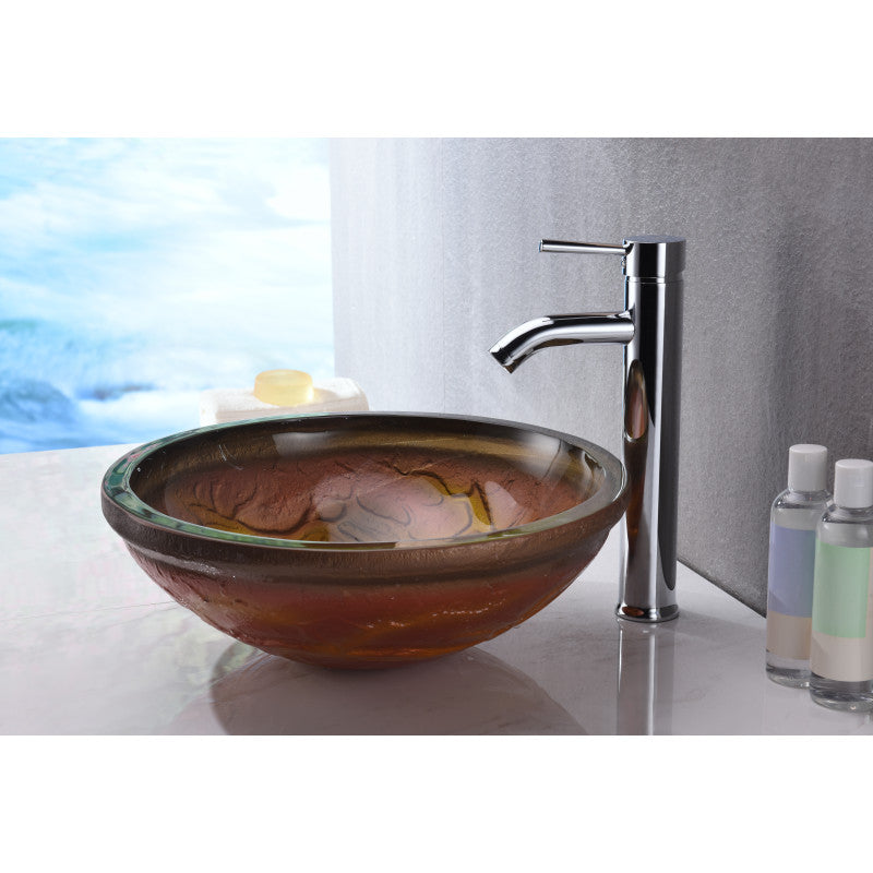 Alto Series Vessel Sink in Molten Gold