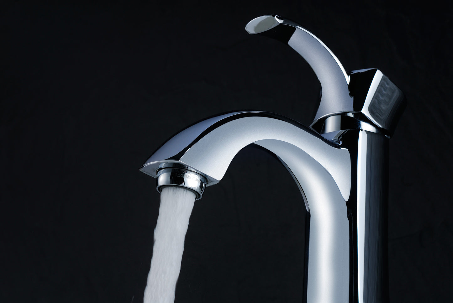 Rhythm Series Single Hole Single-Handle Mid-Arc Bathroom Faucet
