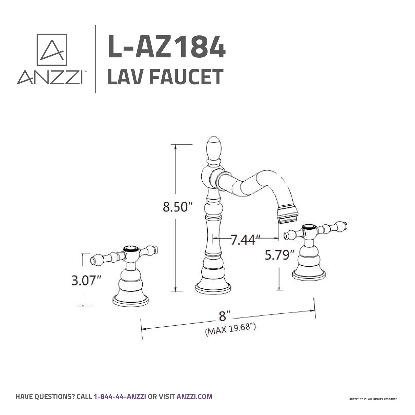 Highland 8 in. Widespread 2-Handle Bathroom Faucet