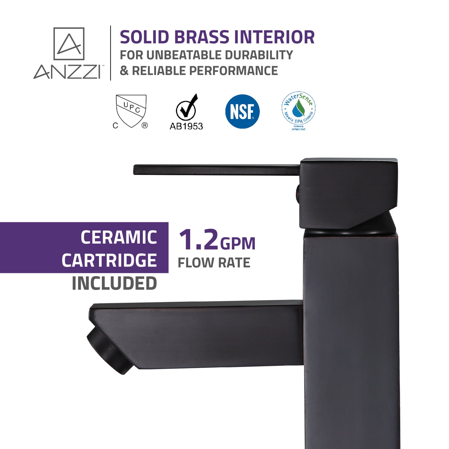 Pygmy Single Hole Single Handle Bathroom Faucet