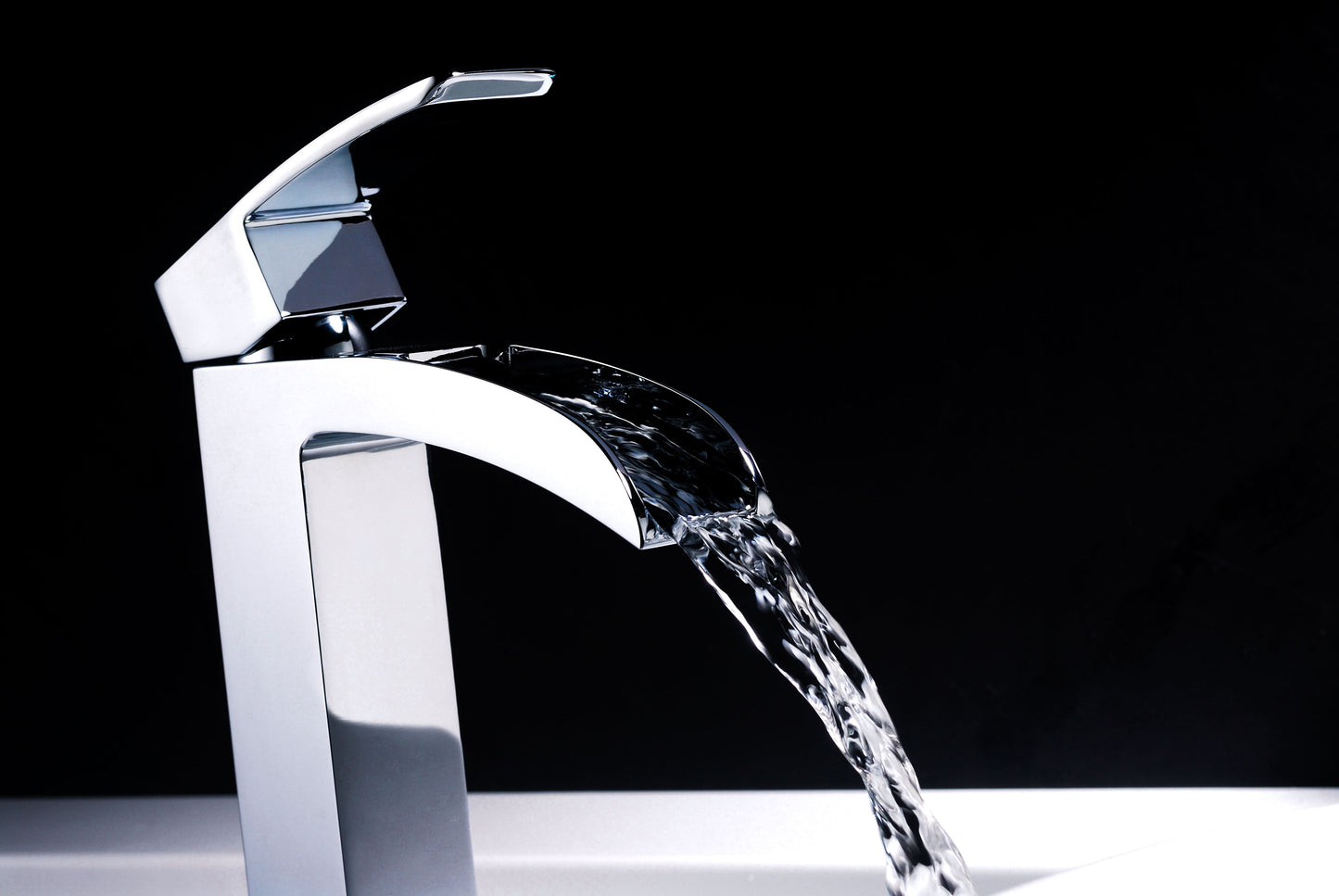 Key Series Single Hole Single-Handle Vessel Bathroom Faucet