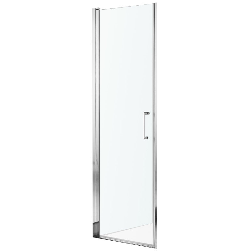 Lancer 29 in. x 72 in. Semi-Frameless Shower Door with TSUNAMI GUARD