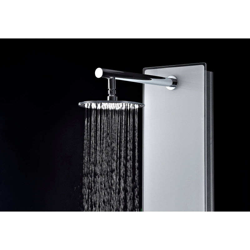 Veld Series 64 in. Full Body Shower Panel System with Heavy Rain Shower and Spray Wand in White