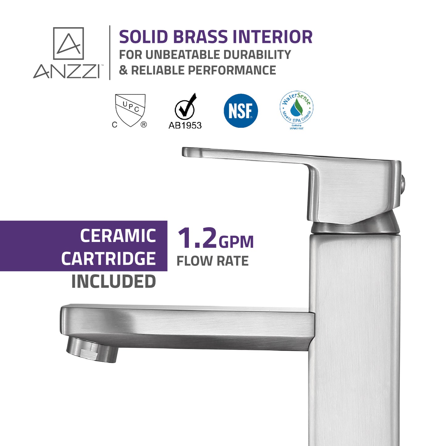 Nettuno Single Handle Vessel Sink Bathroom Faucet