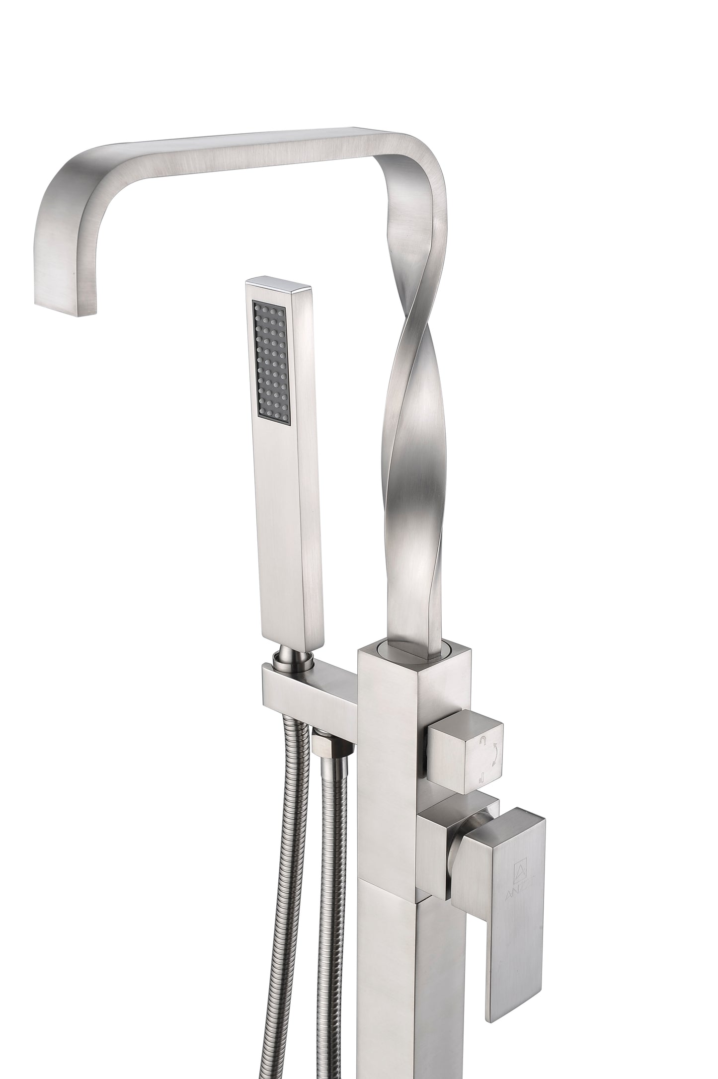 Yosemite 2-Handle Claw Foot Tub Faucet with Hand Shower