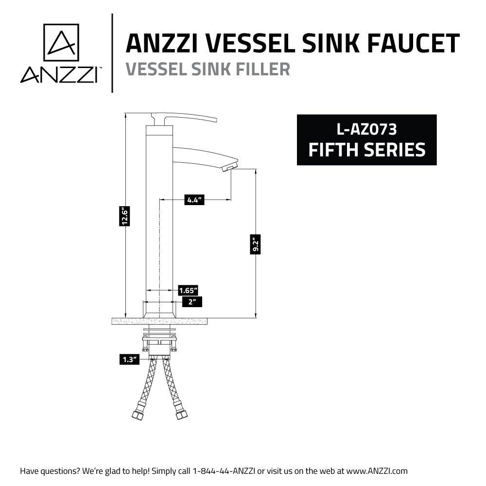 Fifth Single Hole Single-Handle Bathroom Faucet