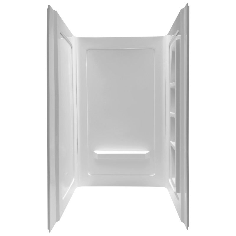 FORUM SERIES 48 in. x 74 in. Shower Wall Surround and Base in White