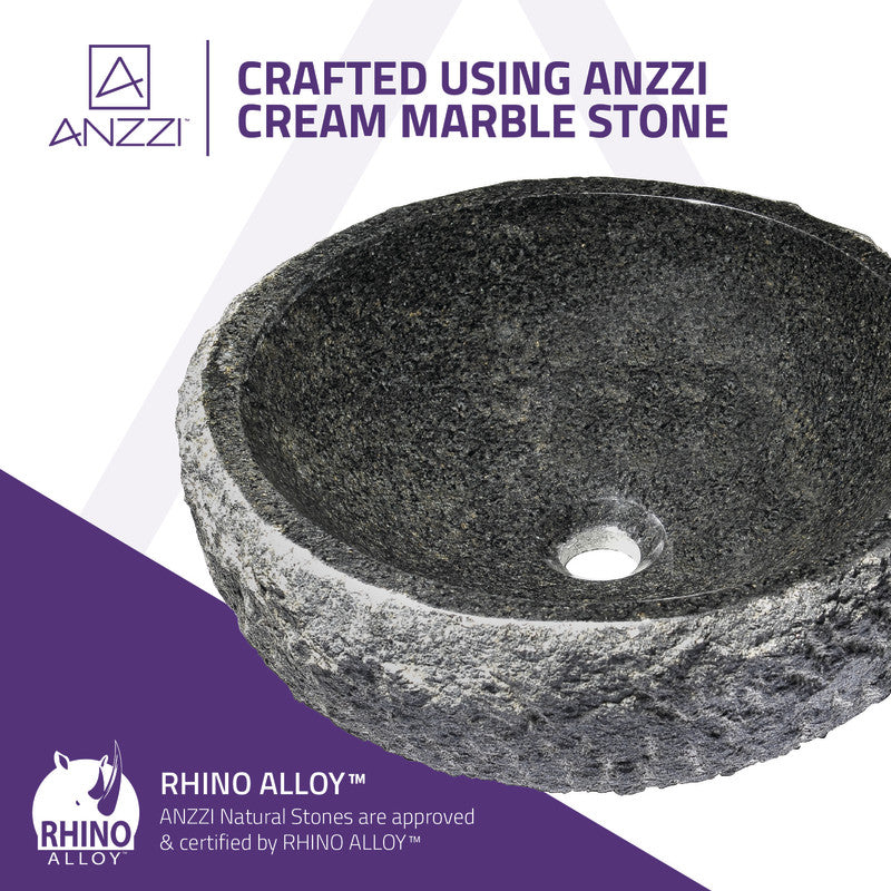 Grahame Vessel Sink in Mandy Black