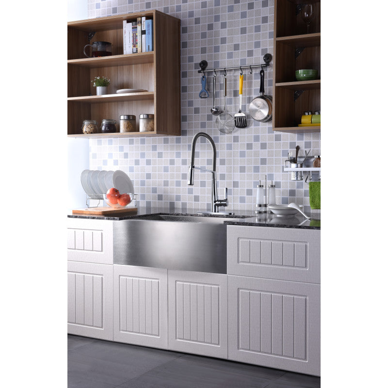 Apollo Single Handle Pull-Down Sprayer Kitchen Faucet