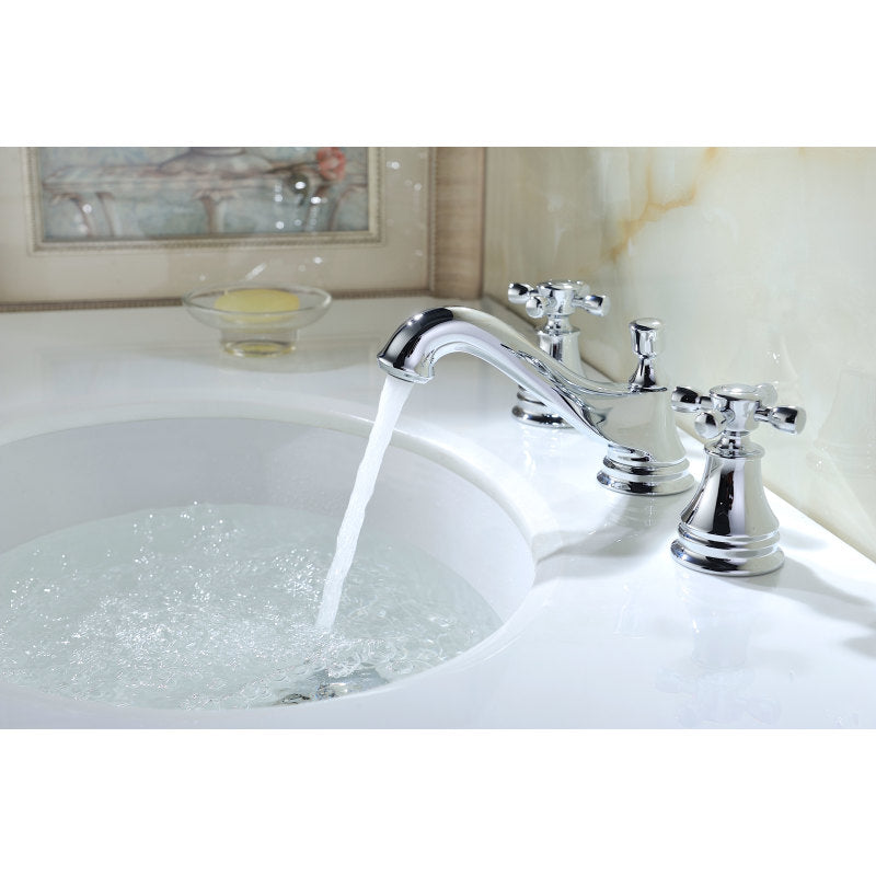Melody Series 8 in. Widespread 2-Handle Mid-Arc Bathroom Faucet