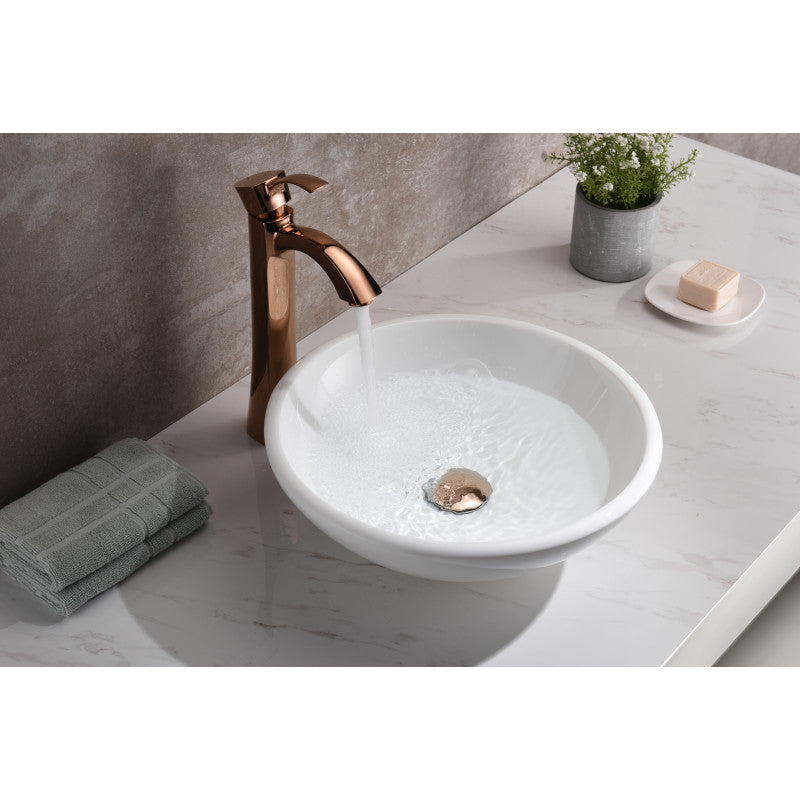 Warika Series Vessel Sink in White