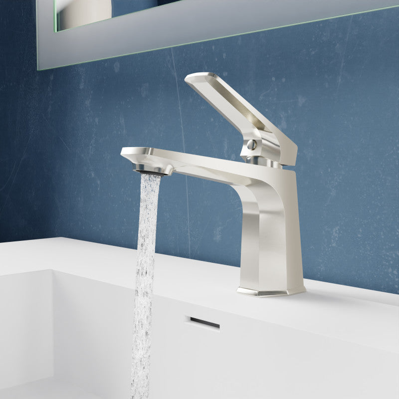 Single Handle Single Hole Bathroom Faucet With Pop-up Drain