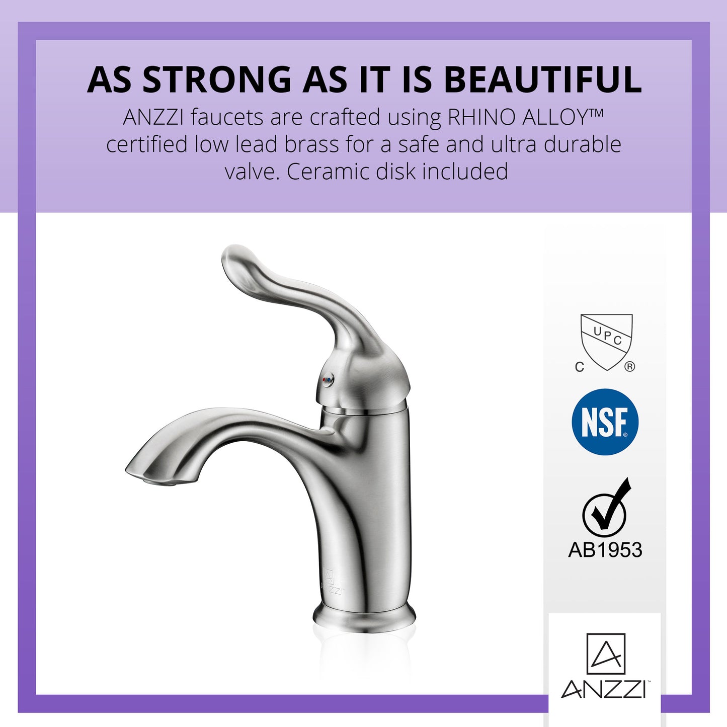 Arc Series Single Hole Single-Handle Low-Arc Bathroom Faucet